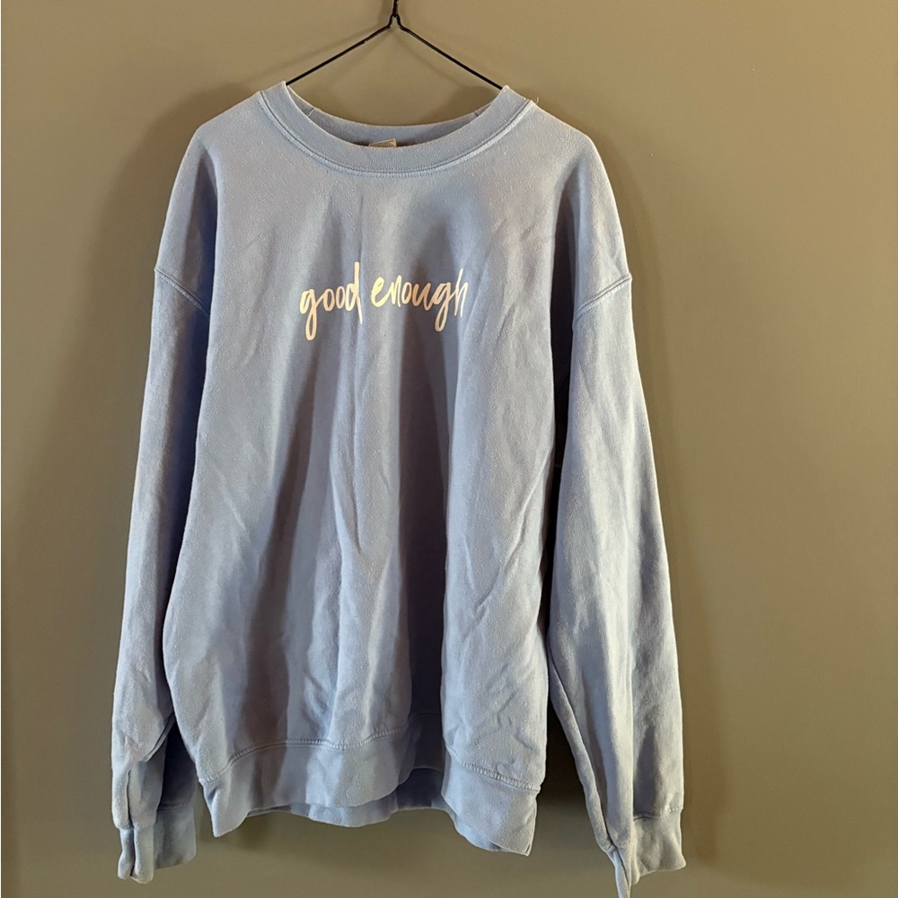 Gildan Light Blue Crew Neck Sweater